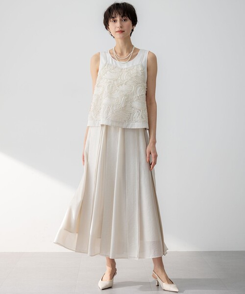 Oggi5月号掲載】ミスティサテン タンクトップ（タンクトップ）｜23区