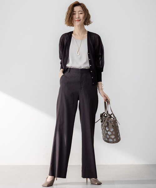 Oggi5月号掲載】ミスティサテン タンクトップ（タンクトップ）｜23区