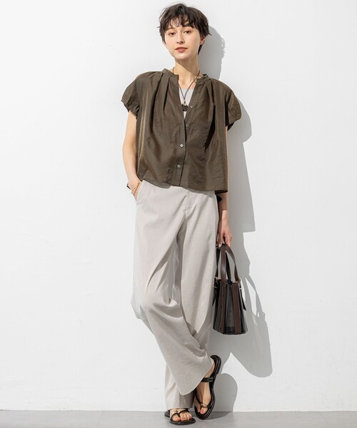 Oggi5月号掲載】ミスティサテン タンクトップ（タンクトップ）｜23区