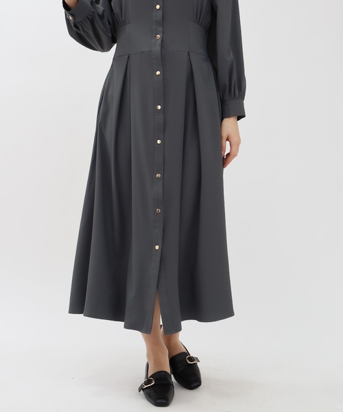 TRUDEA（トルディア）の「コルセットシャツワンピース（ワンピース・レディース・グレー/カーキ・SMALL/MEDIUM/LARGE）」の16枚目の写真