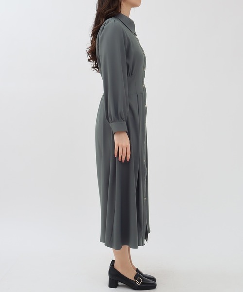 TRUDEA（トルディア）の「コルセットシャツワンピース（ワンピース・レディース・グレー/カーキ・SMALL/MEDIUM/LARGE）」の18枚目の写真