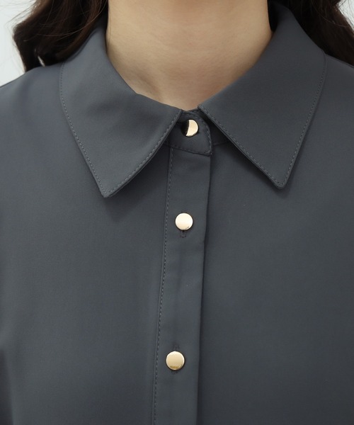 TRUDEA（トルディア）の「コルセットシャツワンピース（ワンピース・レディース・グレー/カーキ・SMALL/MEDIUM/LARGE）」の20枚目の写真