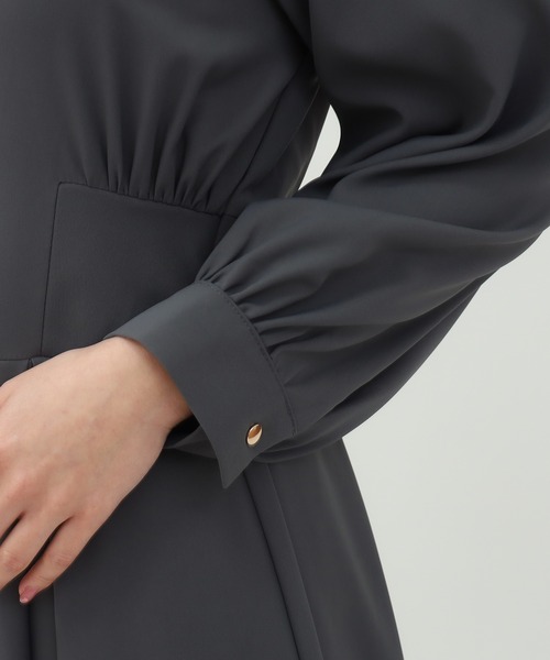 TRUDEA（トルディア）の「コルセットシャツワンピース（ワンピース・レディース・グレー/カーキ・SMALL/MEDIUM/LARGE）」の22枚目の写真