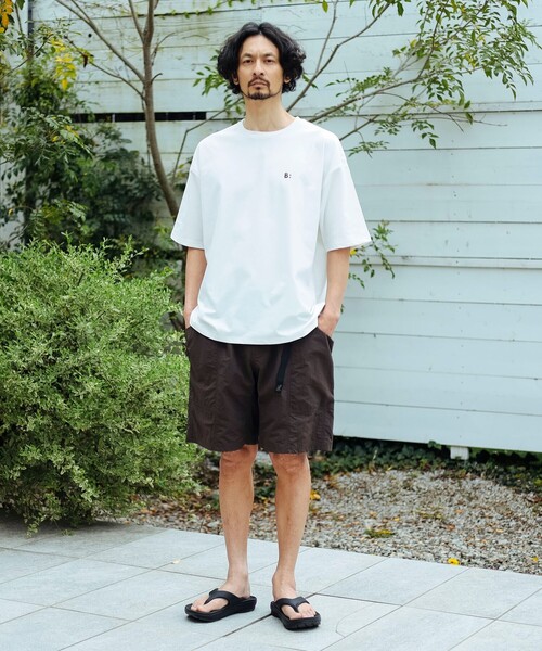 B:MING by BEAMS（ビーミングバイビームス）の「速乾 ワンポイント ラッシュガード Tシャツ＜親子リンクアイテム＞（Tシャツ/カットソー・メンズ・ネイビー/ブラック/ブラウン系その他5/オフホワイト・S/M/L/XL）」の12枚目の写真