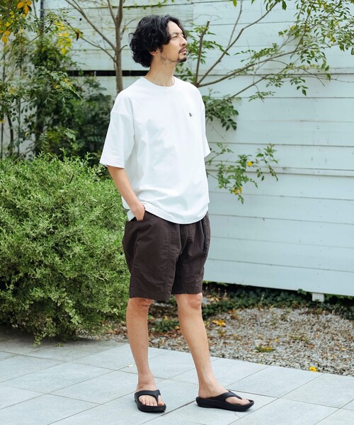 B:MING by BEAMS（ビーミングバイビームス）の「速乾 ワンポイント ラッシュガード Tシャツ＜親子リンクアイテム＞（Tシャツ/カットソー・メンズ・ネイビー/ブラック/ブラウン系その他5/オフホワイト・S/M/L/XL）」の13枚目の写真