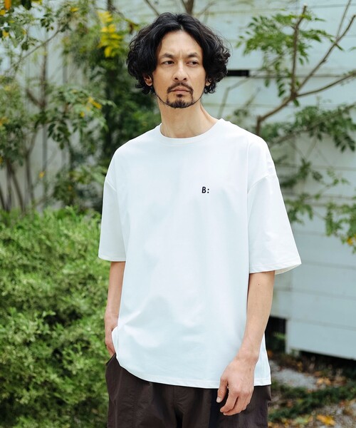 B:MING by BEAMS（ビーミングバイビームス）の「速乾 ワンポイント ラッシュガード Tシャツ＜親子リンクアイテム＞（Tシャツ/カットソー・メンズ・ネイビー/ブラック/ブラウン系その他5/オフホワイト・S/M/L/XL）」の14枚目の写真
