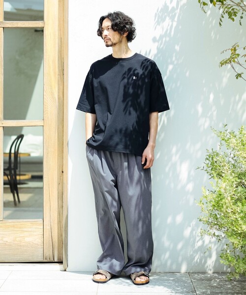 B:MING by BEAMS（ビーミングバイビームス）の「速乾 ワンポイント ラッシュガード Tシャツ＜親子リンクアイテム＞（Tシャツ/カットソー・メンズ・ネイビー/ブラック/ブラウン系その他5/オフホワイト・S/M/L/XL）」の15枚目の写真