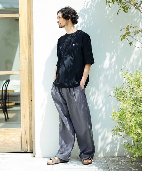 B:MING by BEAMS（ビーミングバイビームス）の「速乾 ワンポイント ラッシュガード Tシャツ＜親子リンクアイテム＞（Tシャツ/カットソー・メンズ・ネイビー/ブラック/ブラウン系その他5/オフホワイト・S/M/L/XL）」の16枚目の写真