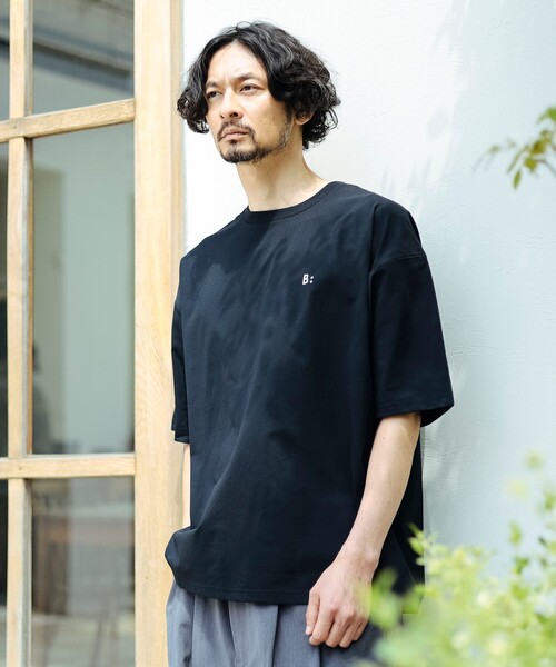 B:MING by BEAMS（ビーミングバイビームス）の「速乾 ワンポイント ラッシュガード Tシャツ＜親子リンクアイテム＞（Tシャツ/カットソー・メンズ・ネイビー/ブラック/ブラウン系その他5/オフホワイト・S/M/L/XL）」の17枚目の写真