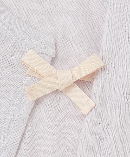 petit main（プティマイン）の「【弱酸性】7分袖2WAYオール（ロンパース・キッズ・ライトカーキ/ブルーグレー/サーモンピンク/ラベンダー・50-70cm）」の12枚目の写真