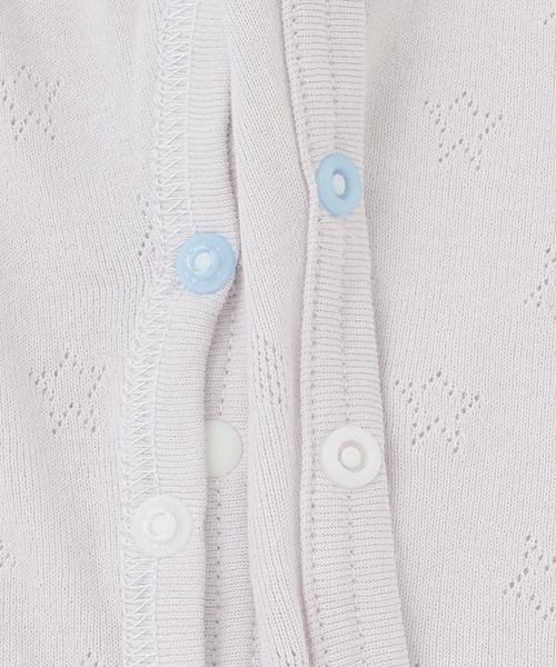 petit main（プティマイン）の「【弱酸性】7分袖2WAYオール（ロンパース・キッズ・ライトカーキ/ブルーグレー/サーモンピンク/ラベンダー・50-70cm）」の11枚目の写真