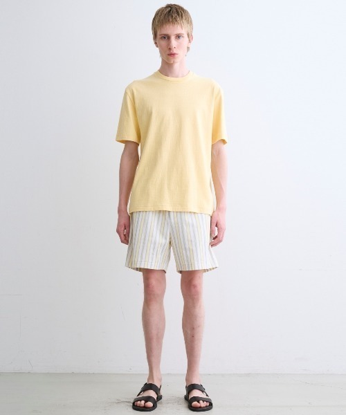 three dots(スリードッツ)の「オーガニック リサイクルコットン Tシャツ(Tシャツ/カットソー・メンズ・ネイビー/ホワイト/ホワイト系その他7・L/M/S)」の10枚目の写真