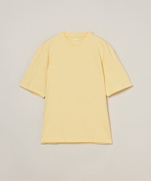 three dots(スリードッツ)の「オーガニック リサイクルコットン Tシャツ(Tシャツ/カットソー・メンズ・ネイビー/ホワイト/ホワイト系その他7・L/M/S)」の5枚目の写真
