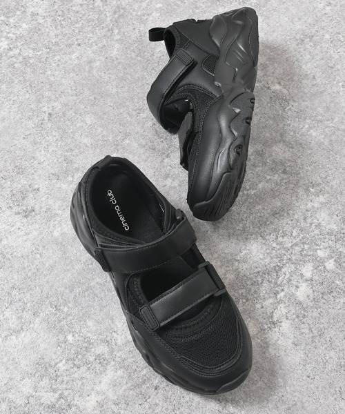 Honeys（ハニーズ）の「スニーカーサンダル（サンダル・レディース・ブラック/ブラック×ホワイト・L/LL/M/S）」の16枚目の写真