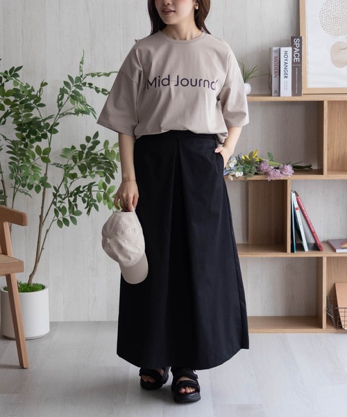 HusHusH（ハッシュアッシュ）の「HusHusH ロゴプリントチュニック（Tシャツ/カットソー・レディース・ブラック/オフホワイト/ベージュ・L/M）」の14枚目の写真