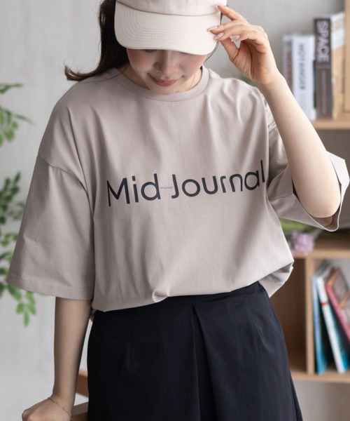 HusHusH（ハッシュアッシュ）の「HusHusH ロゴプリントチュニック（Tシャツ/カットソー・レディース・ブラック/オフホワイト/ベージュ・L/M）」の15枚目の写真