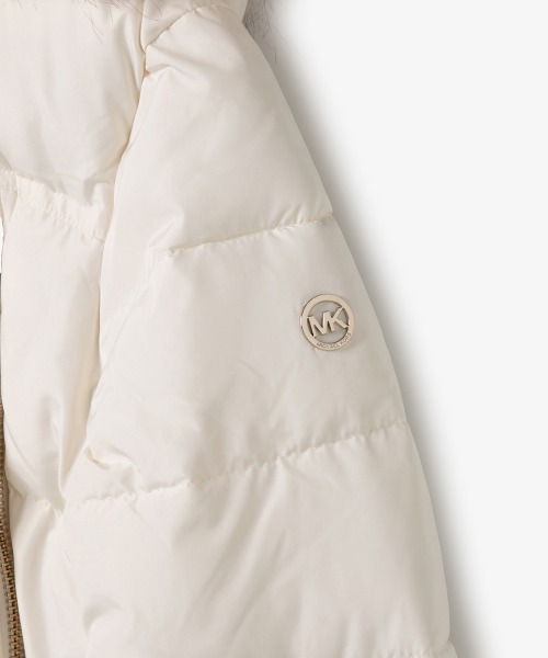 MICHAEL KORS（マイケルコース）の「ベルテッド フォー ジップ パファージャケット（ダウンジャケット/コート・レディース・ホワイト系・L/S/XL/XS/M）」の5枚目の写真