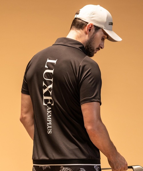 アパレル通販サイトランキング LUXEAKMPLUS(リュクスエイケイエムプラス)ゴルフ バックロゴ メンズウェア