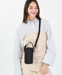 LeSportsac（レスポートサック）の「MINI PHONE CROSSBODY ブラックハートデボス（ショルダーバッグ）」