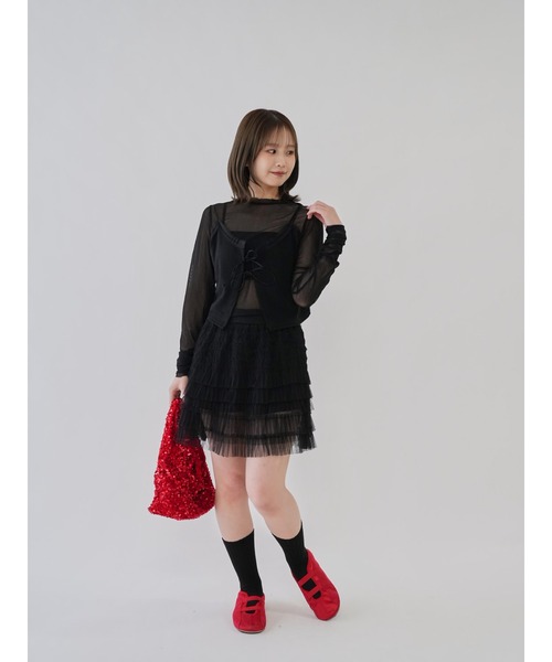 ♡ason（アズオン） シースルー トップス 韓国♡ as''on ason アズオン トップス シズニルック threetimes - メルカリ