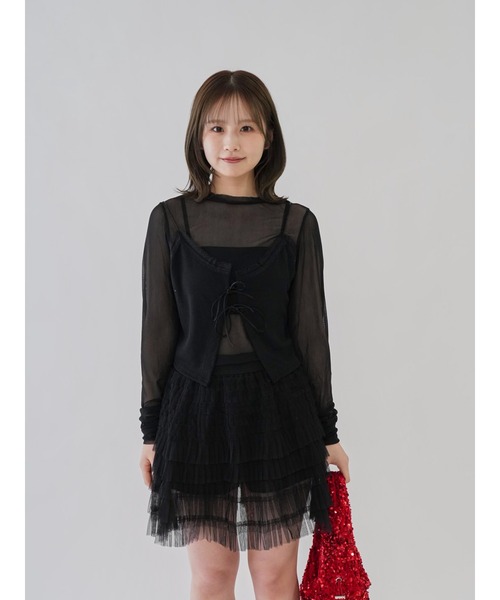 alice auaaシースルー長袖トップス alice auaa Blouse (USED)(10 items) | Wunderwelt Online Shop