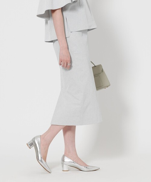 UNITED ARROWS（ユナイテッドアローズ）の「RIRANCHA ツイル タイトスカート（スカート・レディース・ネイビー/ライトピンク/ライトグレー/オフホワイト・36/38/40）」の19枚目の写真