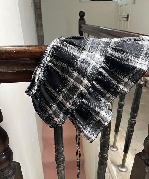 セール】【レイヤードコーデに最適！】 フリル カンカン チェック