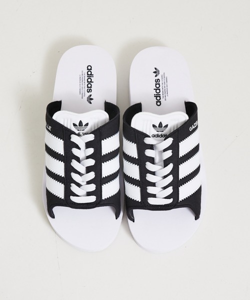 [ADIDAS] サンダル ガゼル ビーチスライド GAZZELE ホワイト adidas Originals アディダス GAZELLE BEACH SLIDES W ガゼル