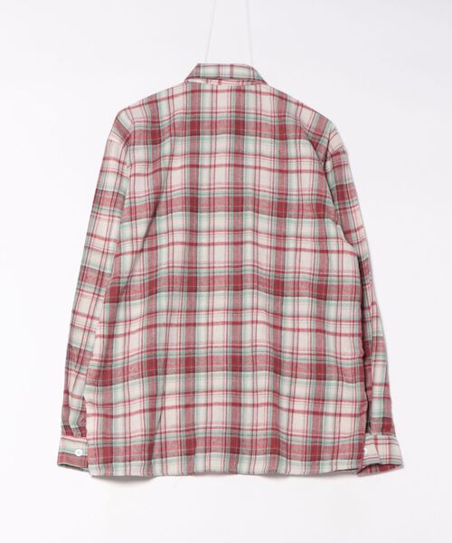メンズ チェック柄シャツ 長袖シャツ ルーズシルエット N00504 NEOS（KOKUYO） シャツ 「neos」ルーズシルエット ツイード