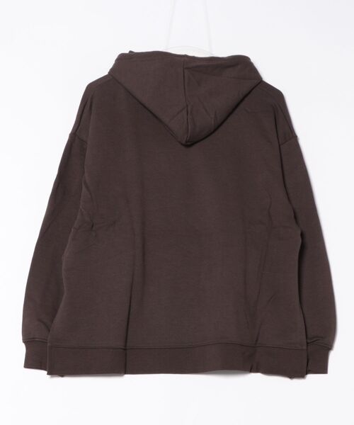 &soiree(アンドソワレ)の「【Spiritoso】カレッジクロップドパーカー(パーカー・レディース・チャコール/ブルー系その他/オフホワイト・FREE)」の4枚目の写真