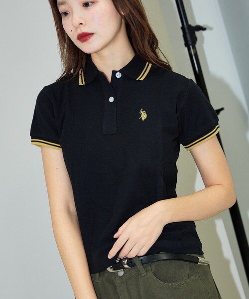 ぽぽろん出品 セール】U.S. POLO ASSN./ユーエスポロアッスン 別注 ライン入り