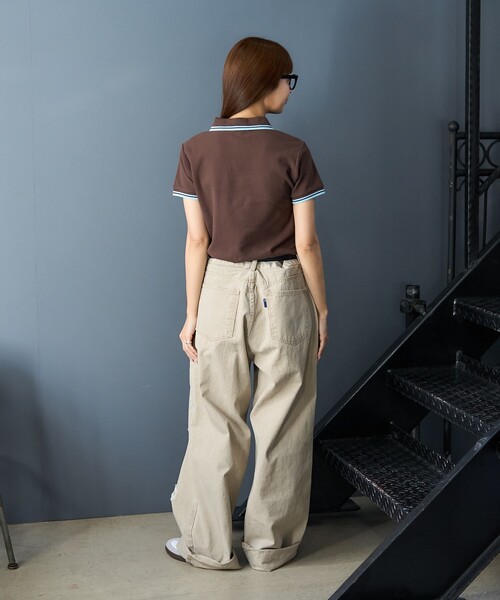 ぽぽろん出品 新色追加】B ラインニットポロ（ポロシャツ）｜Kastane