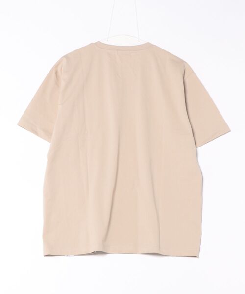 Arnold Palmer（アーノルドパーマー）の「シェア パーマーチェックリブ ポケット Tシャツ（Tシャツ/カットソー・レディース・ライトベージュ/ホワイト/ネイビー・LL/L/M/S/XS）」の4枚目の写真