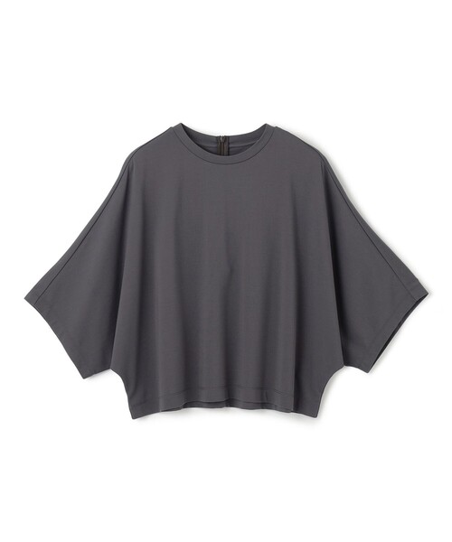 UNFILO(アンフィーロ)の「BEAUTY FORM-T ドルマンTシャツ(Tシャツ/カットソー・レディース・ホワイト系/グレー系/ネイビー系/ベージュ系・X-LARGE)」の2枚目の写真