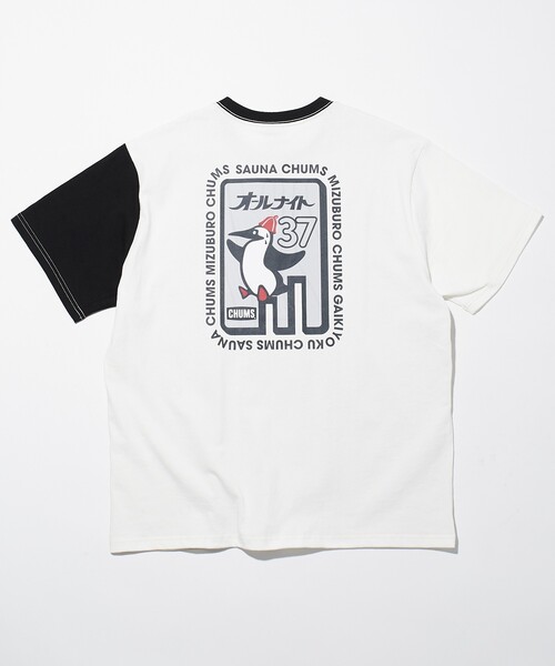 CHUMS(チャムス)の「CHUMS×SAUVENIR/チャムス×サウベニア 別注 オールナイト37 バックプリントTee/整う/サウナ(Tシャツ/カットソー・メンズ・ホワイト/ブラック/その他/グレイッシュベージュ・MEDIUM/LARGE/X-LARGE)」の17枚目の写真