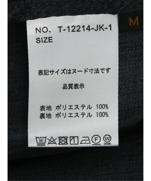 m.f.editorial(エムエフエディトリアル)の「【ストレッチ ウォッシャブル】m.f.エディトリアル レディース カラーレス ジャケット 紺 (セットアップ可能)(スーツジャケット・レディース・ネイビー・S/MEDIUM/LARGE/X-LARGE)」の16枚目の写真