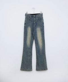 【UNITED ARROWS】BASKETCASE GALLERYフレアデニム BASKETCASE GALLERY＞LAX FLAIR MUD WASH デニムパンツ