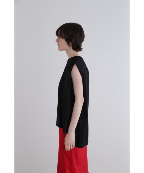 シルキースムースノースリーブT ◇シルキースムースノースリーブT（Tシャツ/カットソー）｜LE
