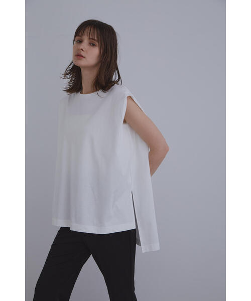 シルキースムースノースリーブT ◇シルキースムースノースリーブT（Tシャツ/カットソー）｜LE