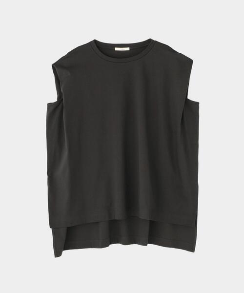 シルキースムースノースリーブT ◇シルキースムースノースリーブT（Tシャツ/カットソー）｜LE