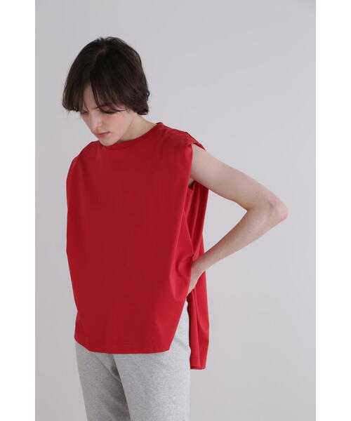シルキースムースノースリーブT ◇シルキースムースノースリーブT（Tシャツ/カットソー）｜LE