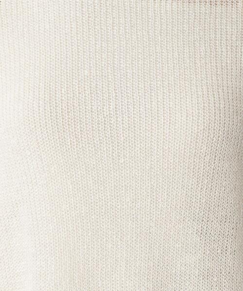 DRESSTERIOR（ドレステリア）の「【洗える/薄手/清涼感】リネンブレンドプルオーバー（ニット/セーター・レディース・オフホワイト/レッド系1/ネイビー・38/36/34）」の13枚目の写真