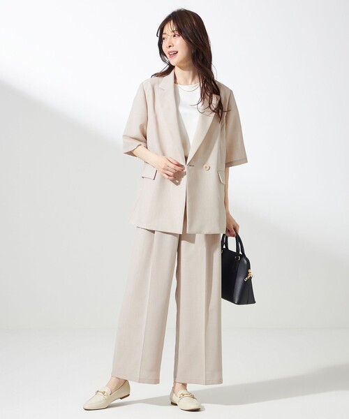 ANY SIS(エニィスィス)の「スイートクール ワイドパンツ(その他パンツ・レディース・ベージュ系/ネイビー系/黄土色系・0)」の10枚目の写真