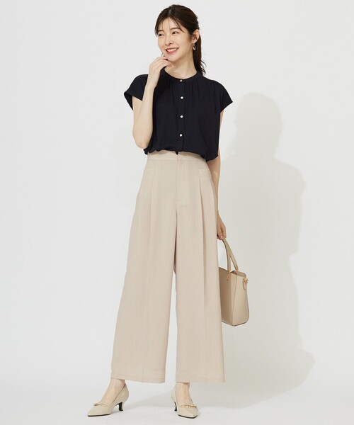 ANY SIS(エニィスィス)の「スイートクール ワイドパンツ(その他パンツ・レディース・ベージュ系/ネイビー系/黄土色系・0)」の12枚目の写真