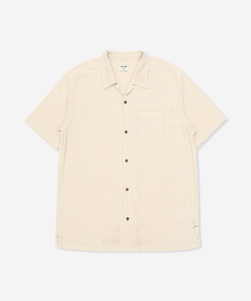 【Hurley/ハーレー】無地半袖シャツ　M LAGUNA CAMP EMBROIDERED SS　おしゃれなギフトに最適！