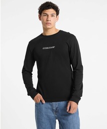 GUESS JEANS Ls Cn Reg Embro Tee 長袖Tシャツ