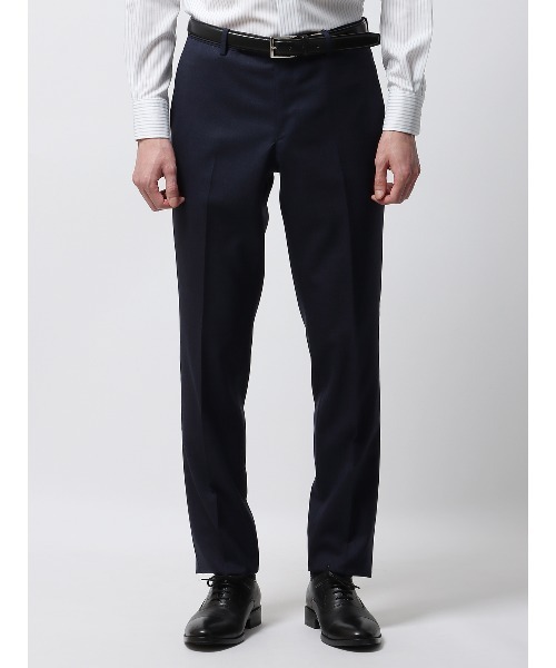 SUIT SQUARE（スーツスクエア）の「テーパードパンツ CANONICO SUPERSONIC 無地（スーツパンツ・メンズ・ベージュ系/ネイビー系・3L/LL/L/M/S）」の14枚目の写真