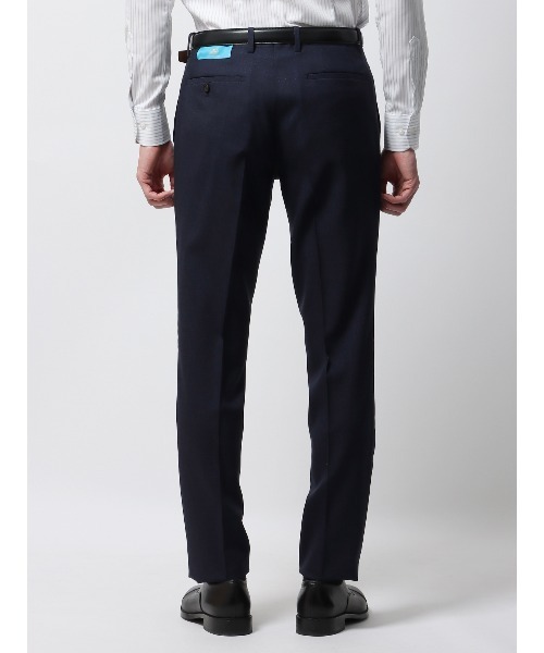 SUIT SQUARE（スーツスクエア）の「テーパードパンツ CANONICO SUPERSONIC 無地（スーツパンツ・メンズ・ベージュ系/ネイビー系・3L/LL/L/M/S）」の16枚目の写真