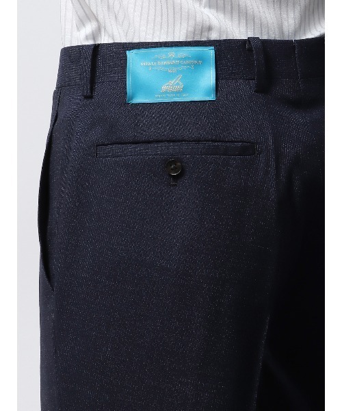 SUIT SQUARE（スーツスクエア）の「テーパードパンツ CANONICO SUPERSONIC 無地（スーツパンツ・メンズ・ベージュ系/ネイビー系・3L/LL/L/M/S）」の18枚目の写真