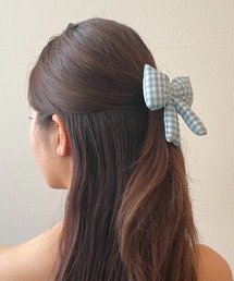 FOREVER 21 | チェックリボンヘアカフ(その他ヘアアクセサリー)